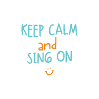 Cantagiovani festival sing music festival keep calm Sticker