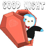 Good Night Halloween Sticker by Pudgy Penguins