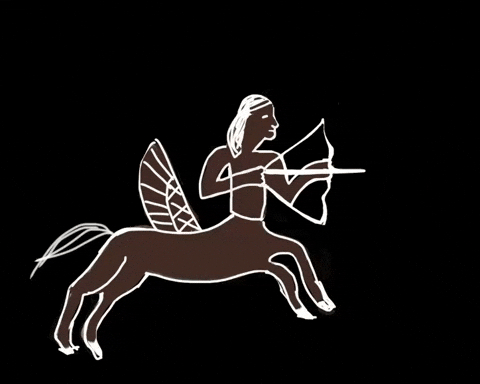 Aiming At You Greek Mythology GIF by Barbara Pozzi