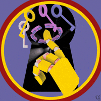 3d touching GIF by Karl Jahnke