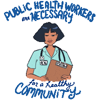 Living Well Public Health Sticker by All Better