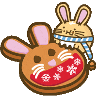 Happy Food Sticker by Fuzzballs