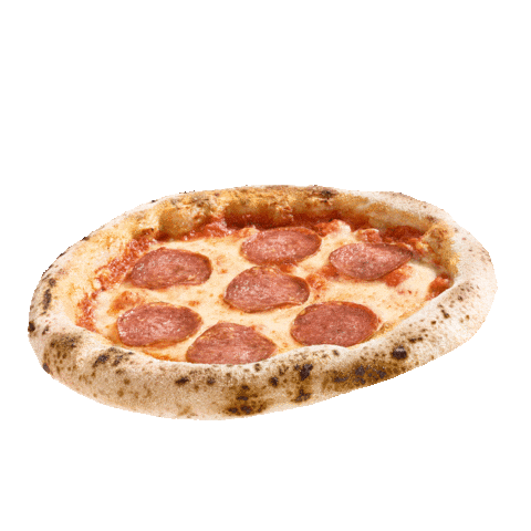 Hungry Pizza Sticker by Gustavo Gusto