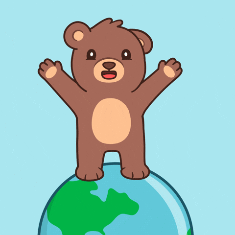Teddy Bear Earth GIF by BEARISH