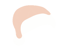 Santa Hat Pink Aesthetic Sticker