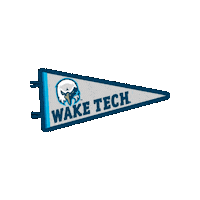 Pennant Waketech Sticker by Wake Technical Community College
