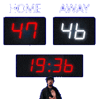 46 Away Sticker