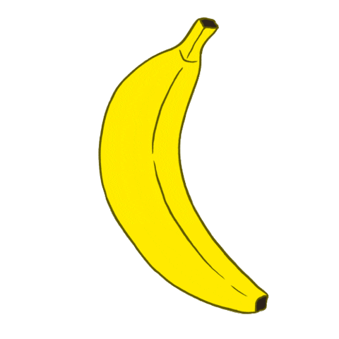 Banana Jellybean Sticker by Richie Brown