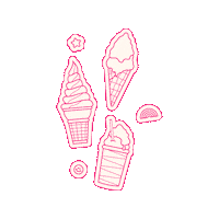 Drizzleicecream drizzlebrand drizzlesoftserve gettindrizzywitit Sticker
