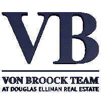 vonbroockteam real estate just listed open house douglas elliman Sticker