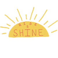 cooperm217 morning yellow sunshine riseandshine Sticker