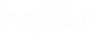 Text Hello Sticker
