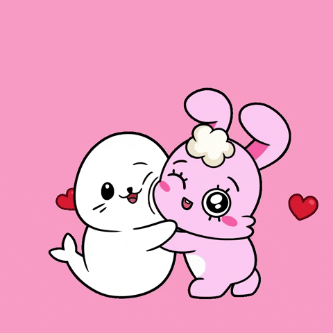 I Love You Kiss GIF by Sappy Seals