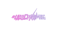 Lady Dynamite Neon Sticker by Karo Glazer