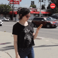 Phone Walk GIF by BuzzFeed