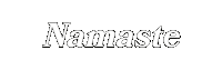Yoga Namaste Sticker by Clearbeing
