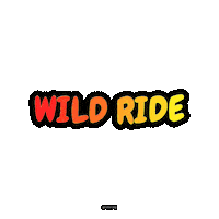 Wild Ride Fun Sticker by grizlor