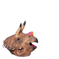 Dinosaur Lying Sticker by forgood music