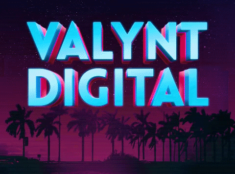 valyntdigital giphygifmaker neon digital agency GIF
