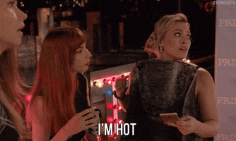 i'm hot hilary duff GIF by YoungerTV