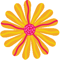 Bloem Sticker by Het Zanglab