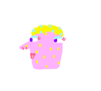 pink fr Sticker