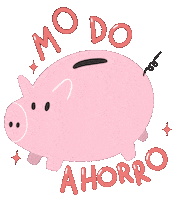 Illustration Pig Sticker