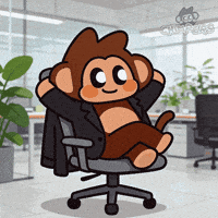 Break Time Work GIF by Chimpers