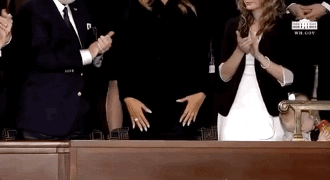 Melania Trump Waves Hand GIF by GIPHY News