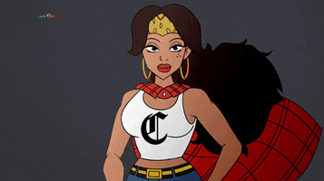 SuperChola mexico pointing latina protest GIF