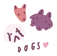 Happy Dog Sticker by Sara Maese