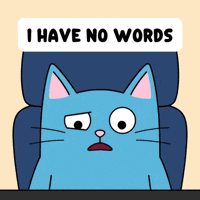 Blue Cat Disbelief GIF