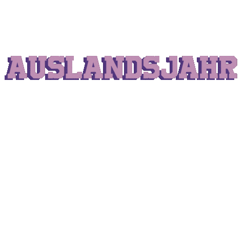 Auslandsjahr Sticker