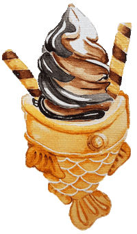 Ice Cream Japan Sticker