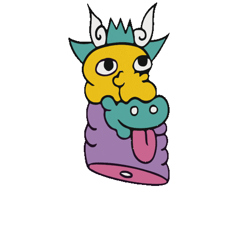 swampsaladclothing giphygifmaker creature horns swampsalad Sticker