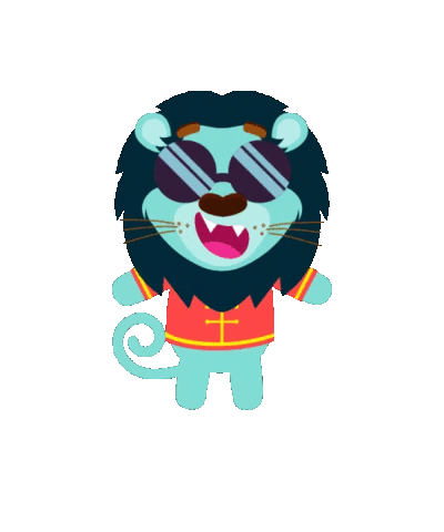 PAYLATERMalaysia giphyupload happy hi lion Sticker