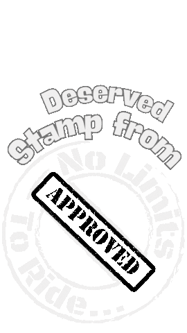 NoLimitstoRide stamp carimbo deserved no limits to ride Sticker