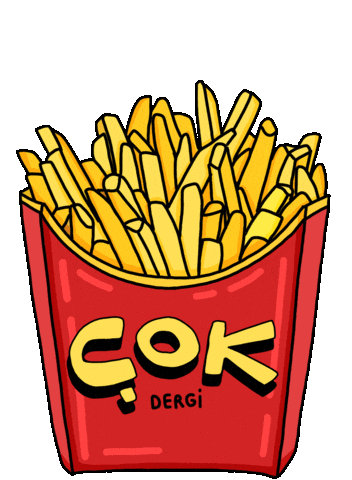 French Fries Sticker by aahsocute
