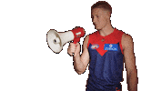Melbourne Demons Megaphone Sticker by Melbournefc