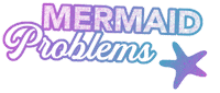 SquatchandSiren beach glitter sparkles mermaid Sticker
