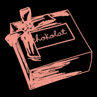 Chokolat chokolat te hace feliz caja chokolat cajita de regalo GIF