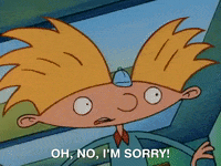 sorry hey arnold GIF