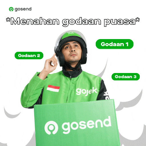 Ramadan Ariel Sticker by Gojek Indonesia