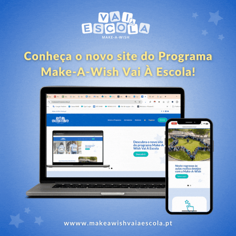 makeawishPT giphyupload makeawishvaiaescola GIF