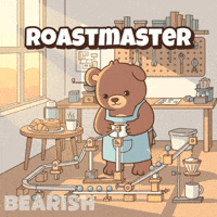 Teddy Bear Coffee GIF by BEARISH
