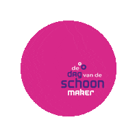 Dedagvandeschoonmaker Sticker by OHCB Schoonmaakdiensten