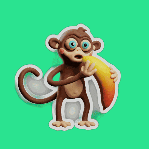Hungry Monkey GIF