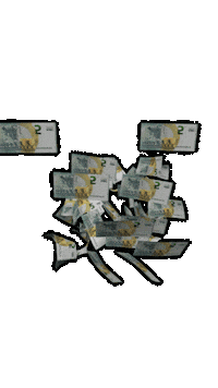 Money Rain Sticker