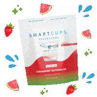 SmartCups energy tech technology strawberry Sticker
