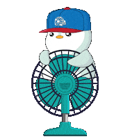 Melting So Cool Sticker by Pudgy Penguins